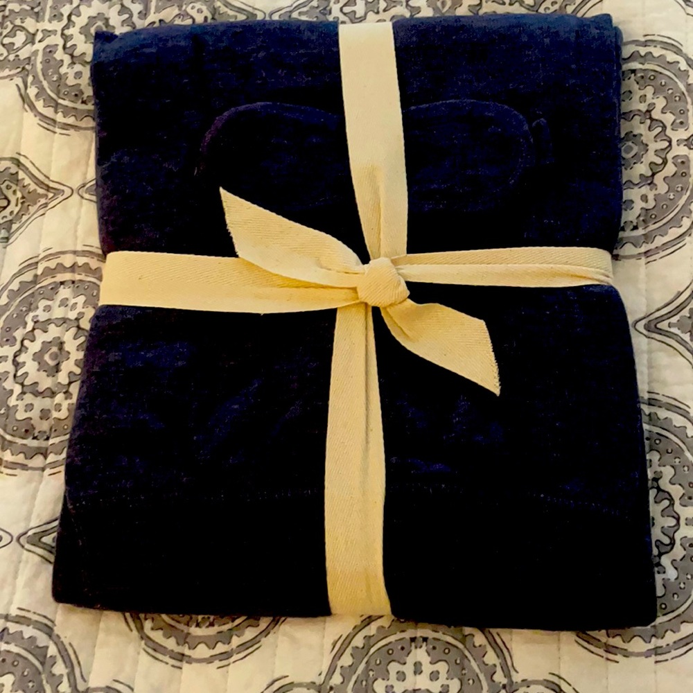 Blue solution eye cover blue blanket cotton